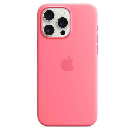 Apple iPhone 15 Pro Max Silicone Case With Magsafe - Pink - The Digital Hub