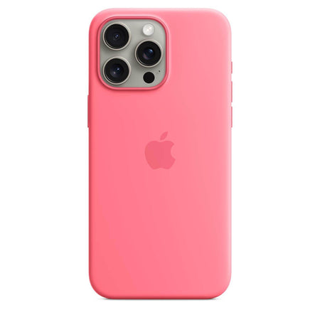 Apple iPhone 15 Pro Max Silicone Case With Magsafe - Pink - The Digital Hub