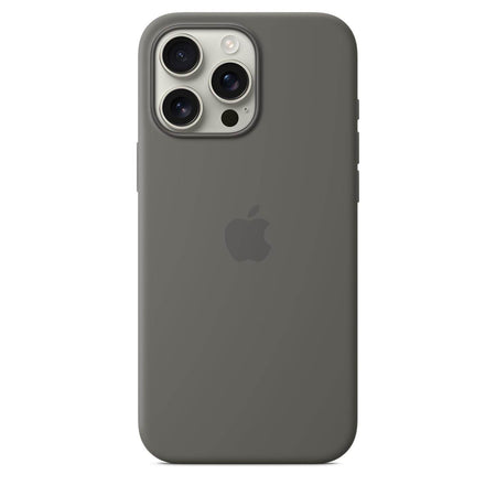 Apple iPhone 16 Pro Max Silicone Case With Magsafe - Stone Grey - The Digital Hub