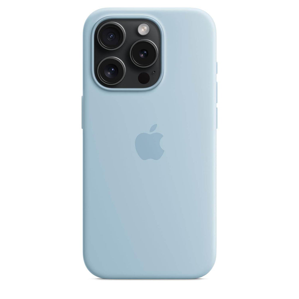 Apple iPhone 15 Pro Silicone Case with MagSafe - Light Blue - The Digital Hub