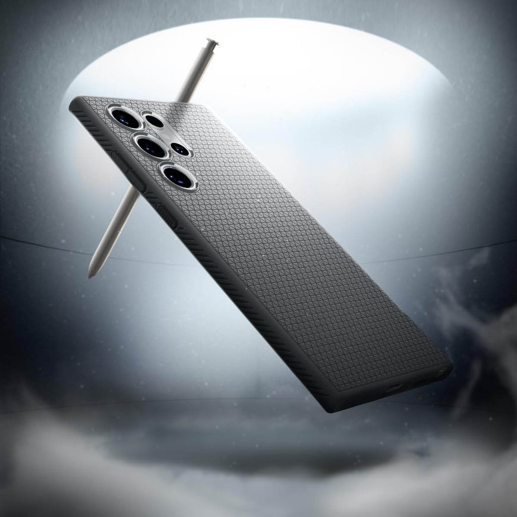 Spigen Liquid Air Back Cover Case Compatible With Galaxy S24 Ultra (Tpu | Marble Gray) - The Digital Hub