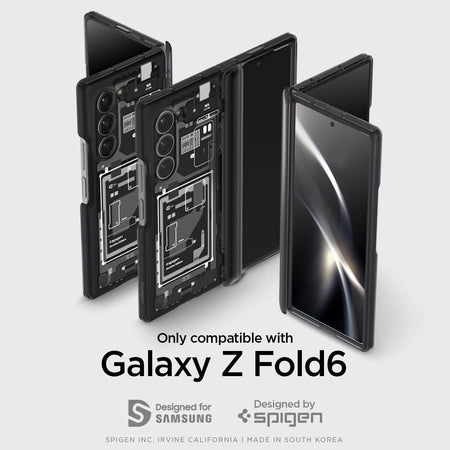 Spigen Ultra Hybrid Pro Back Cover Case Compatible with Samsung Galaxy Z Fold 6 (TPU + Poly Carbonate|Zero One),Clear - The Digital Hub