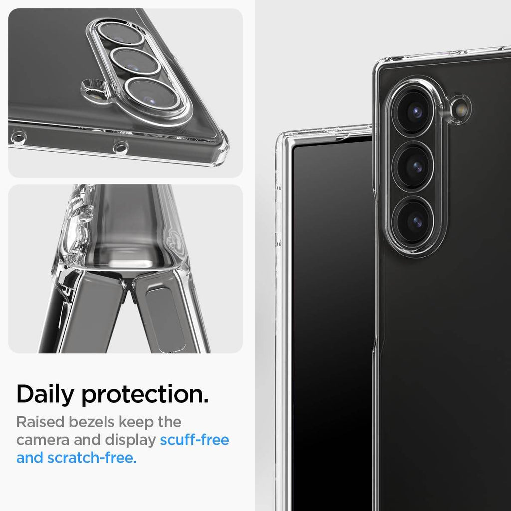 Spigen Ultra Hybrid Pro Back Cover Case Compatible with Galaxy Z Fold 6 (TPU + Poly Carbonate | Crystal Clear) - The Digital Hub