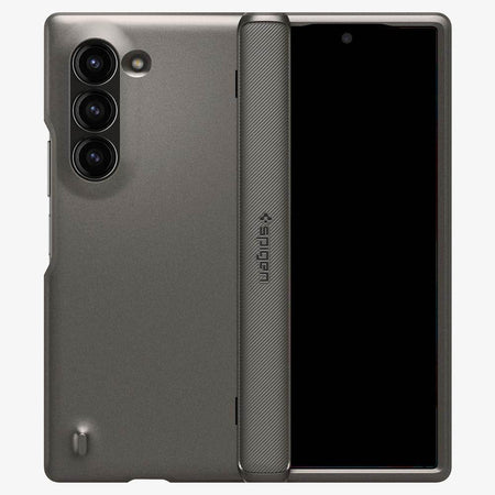 Spigen Slim Armor Pro Back Cover Case Compatible with Samsung Galaxy Z Fold 6 (TPU + Poly Carbonate | Gunmetal) - The Digital Hub