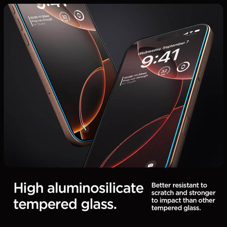 Spigen Ez Fit Tempered Glass Screen Protector Guard For iPhone 16 Pro Max - 2 Pack - The Digital Hub