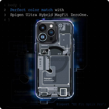 Spigen Ez Fit Optik Pro Tempered Glass Camera Lens Protector Guard For iPhone 16 Pro / 16 Pro Max / 15 Pro / 15 Pro Max / 14 Pro / 14 Pro Max (Zeroone Edition) - 2 Pack - The Digital Hub
