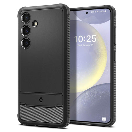 Spigen Rugged Armor Back Cover Case Compatible With Galaxy S24+ (Tpu | Matte Black) - The Digital Hub
