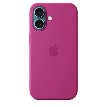 Apple iPhone 16 Silicone Case With Magsafe - Fuchsia - The Digital Hub