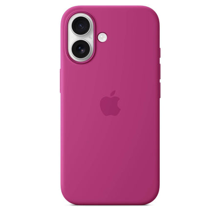 Apple iPhone 16 Silicone Case With Magsafe - Fuchsia - The Digital Hub