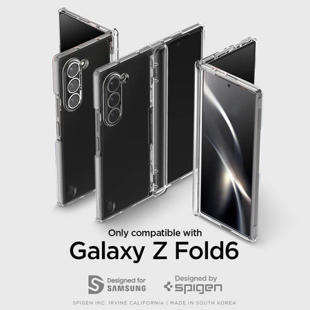 Spigen Ultra Hybrid Pro Back Cover Case Compatible with Galaxy Z Fold 6 (TPU + Poly Carbonate | Crystal Clear) - The Digital Hub