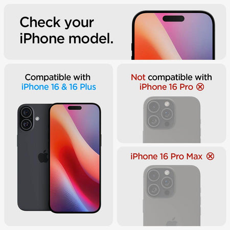 Spigen Ez Fit Optik Pro Tempered Glass Camera Lens Protector Guard For iPhone 16/16 Plus (Black) - 2 Pack - The Digital Hub
