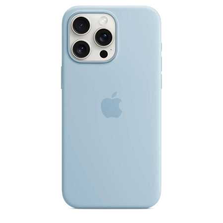 Apple iPhone 15 Pro Max Silicone Case With Magsafe - Light Blue - The Digital Hub