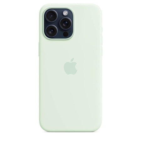 Apple iPhone 15 Pro Max Silicone Case With Magsafe - Soft Mint - The Digital Hub