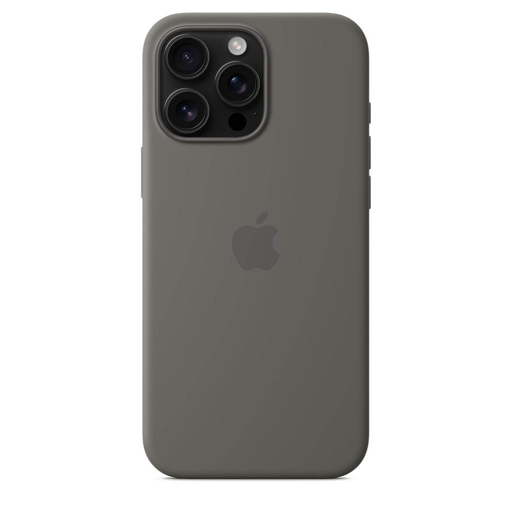 Apple iPhone 16 Pro Max Silicone Case with MagSafe - Stone Grey - The Digital Hub