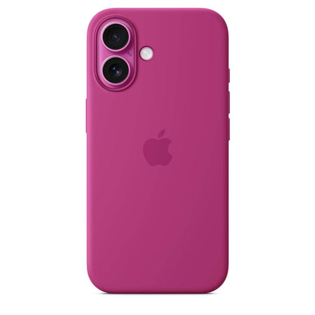 Apple iPhone 16 Silicone Case With Magsafe - Fuchsia - The Digital Hub