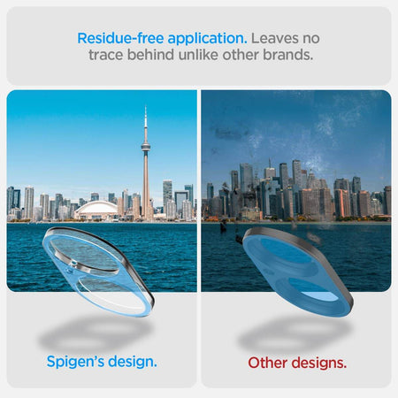 Spigen Glas.Tr Optik Tempered Glass Camera Lens Protector Guard For iPhone 16/16 Plus (Clear) - 2 Pack - The Digital Hub