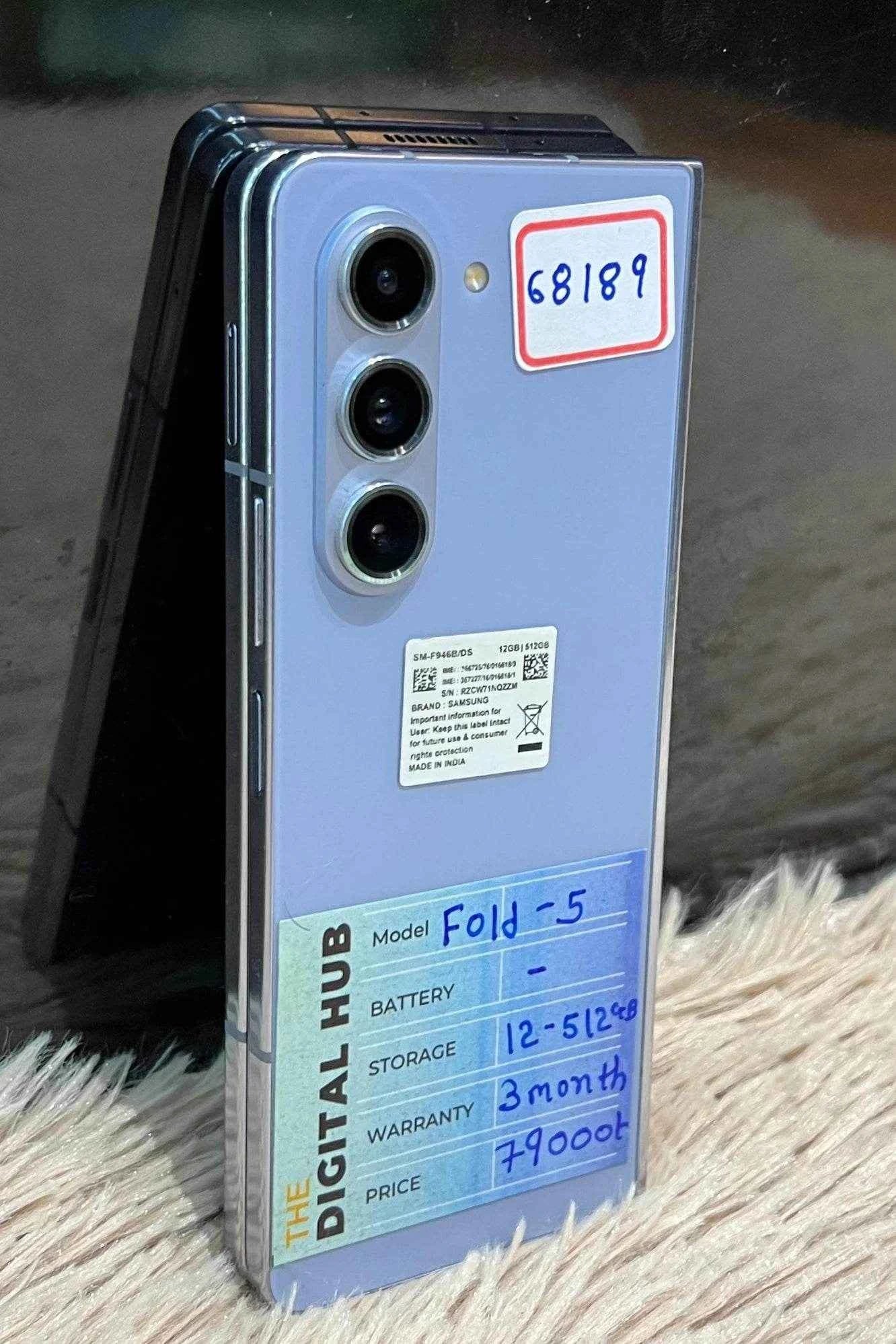 Samsung Fold 5 12+512Gb Blue - Product Id - 68189 - Pre-Owned - The Digital Hub