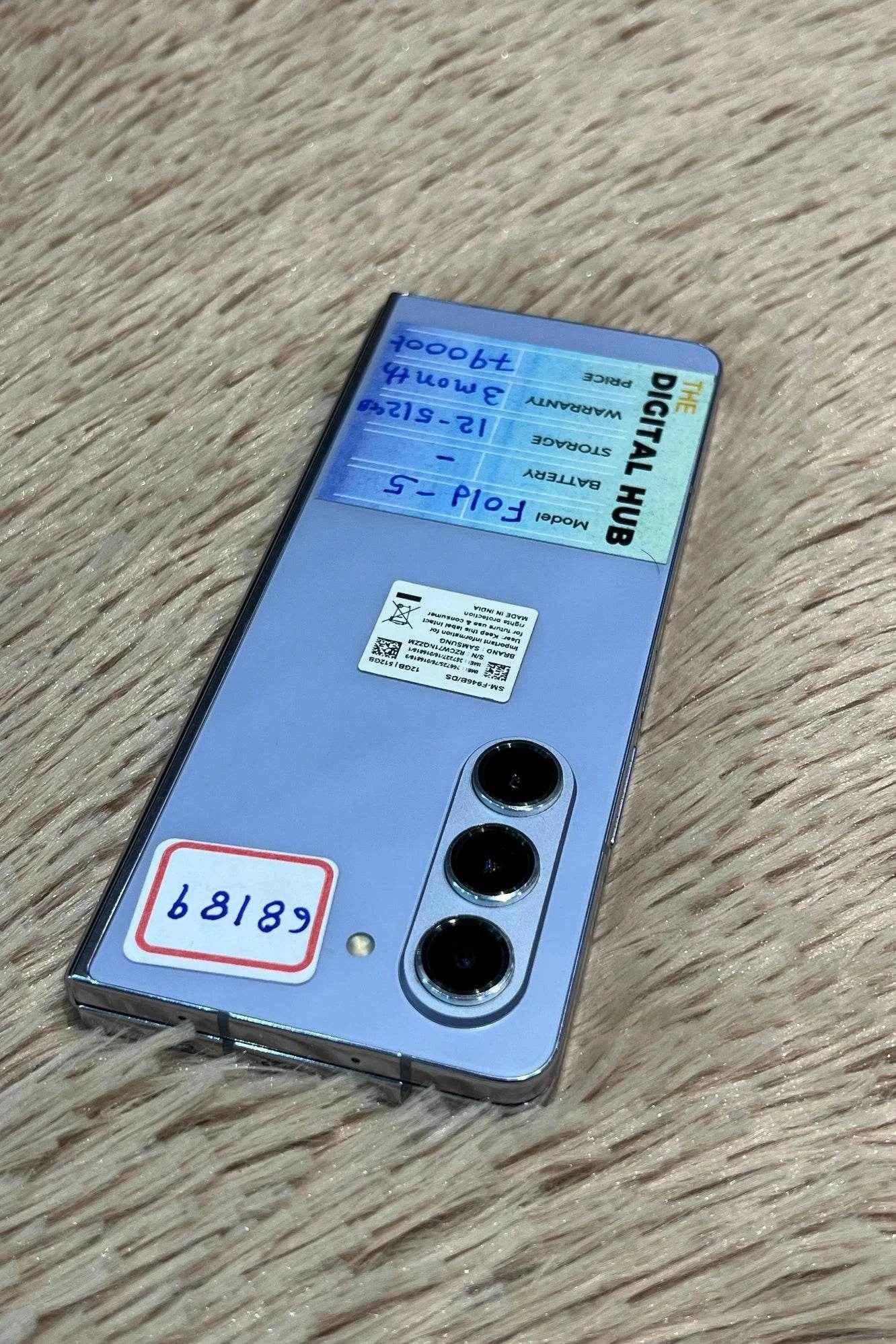 Samsung Fold 5 12+512Gb Blue - Product Id - 68189 - Pre-Owned - The Digital Hub