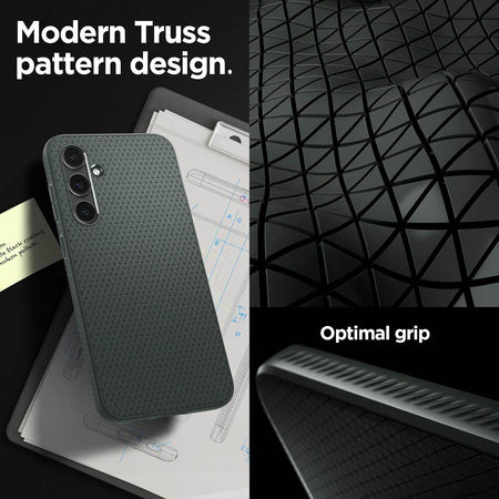Spigen Liquid Air Back Cover Case Compatible With Samsung Galaxy S23 Fe 5G (Tpu | Abyss Green) - The Digital Hub
