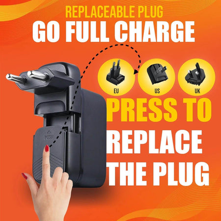 Phonokart 65W All In One Universal Global Power International Travel Adaptor 3 Type C Charging Port Europe Uk/Usa/Eu/Aus Worldwide Wall Plug Charger Converter For Laptops, Phones, Tablets & More - The Digital Hub