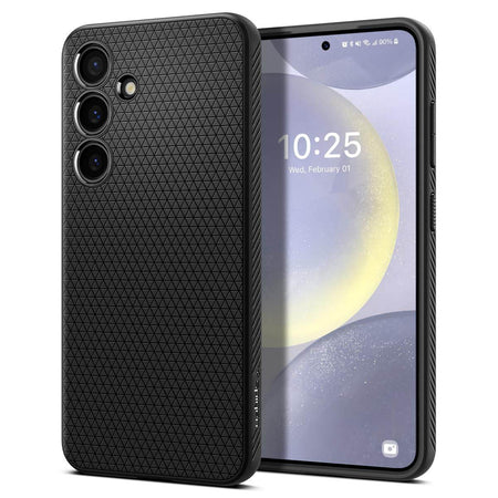 Spigen Liquid Air Back Cover Case Compatible With Galaxy S24+ (Tpu | Matte Black) - The Digital Hub