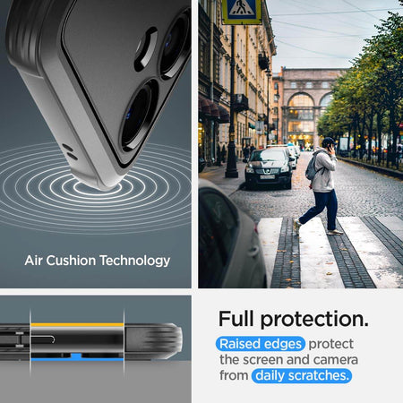 Spigen Rugged Armor Back Cover Case Compatible With Galaxy S24+ (Tpu | Matte Black) - The Digital Hub