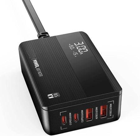 Jtp J3609 65W Pd Fast Usb C Wall Charger, 4-Port Usb C Charging Station With Pd3.0+Qc4.0, Portable Usbc Charger Compatible For Macbook Pro/Air, Ipad Series, Laptops, iPhone, Samsung Galaxy And More - The Digital Hub