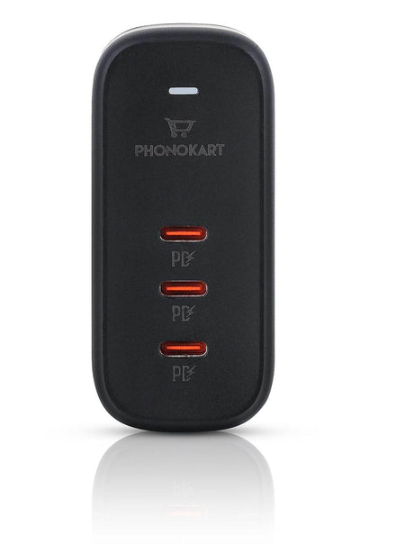 Phonokart 65W All In One Universal Global Power International Travel Adaptor 3 Type C Charging Port Europe Uk/Usa/Eu/Aus Worldwide Wall Plug Charger Converter For Laptops, Phones, Tablets & More - The Digital Hub
