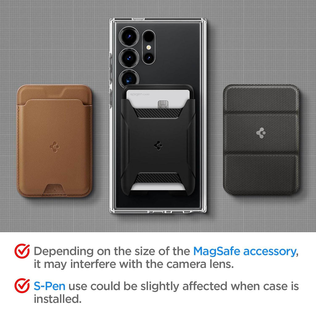 Spigen Tough Armor Back Cover Case Compatible With Galaxy S24 Ultra (Tpu + Poly Carbonate | Black) - The Digital Hub