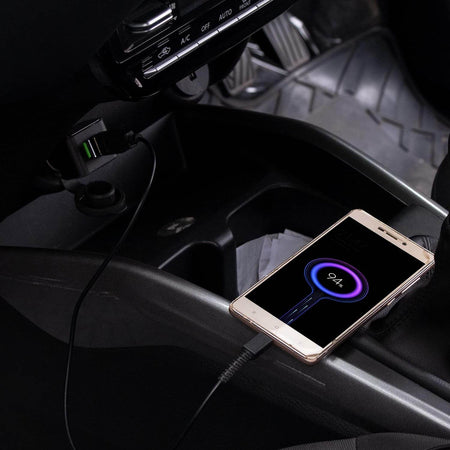 Phonokart Harrier Dual 70W Pd Car Charger (Black, Usb Cable) - The Digital Hub