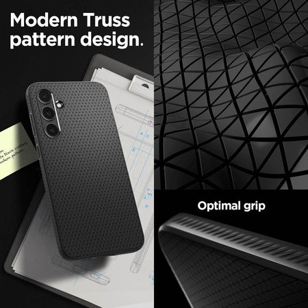 Spigen Liquid Air Back Cover Case Compatible With Samsung Galaxy S23 Fe 5G (Tpu | Matte Black) - The Digital Hub