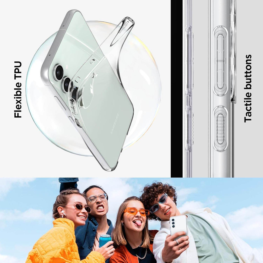 Spigen Liquid Crystal Back Cover Case Compatible With Samsung Galaxy S23 Fe 5G (Tpu | Crystal Clear) - The Digital Hub