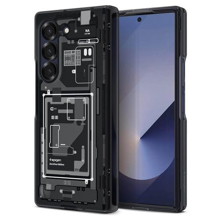 Spigen Ultra Hybrid Pro Back Cover Case Compatible with Samsung Galaxy Z Fold 6 (TPU + Poly Carbonate|Zero One),Clear - The Digital Hub