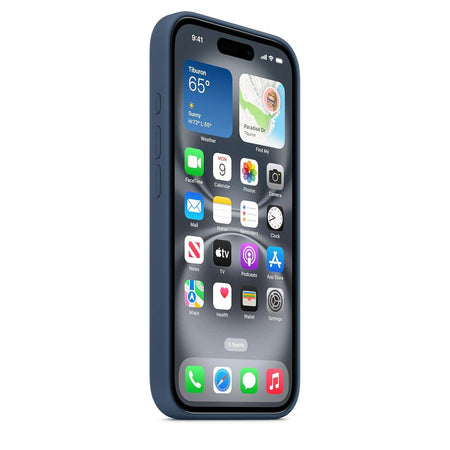 Apple iPhone 16 Silicone Case With Magsafe - Denim - The Digital Hub