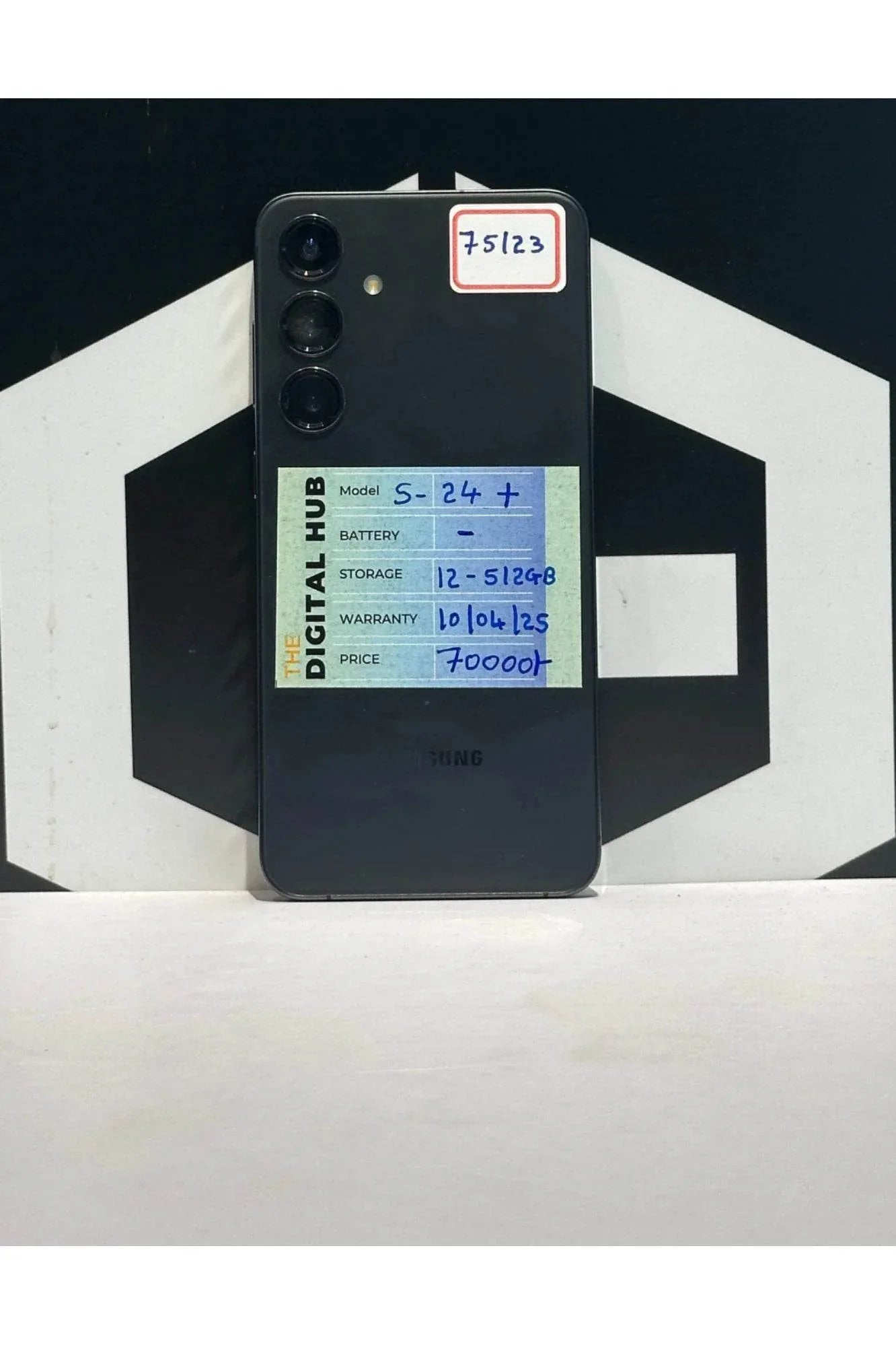 Samsung S24 Plus 12-512Gb Black - Product Id - 75123 - Pre-Owned - The Digital Hub