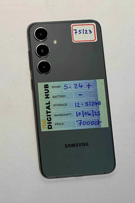 Samsung S24 Plus 12-512Gb Black - Product ID - 75123 - Pre-Owned