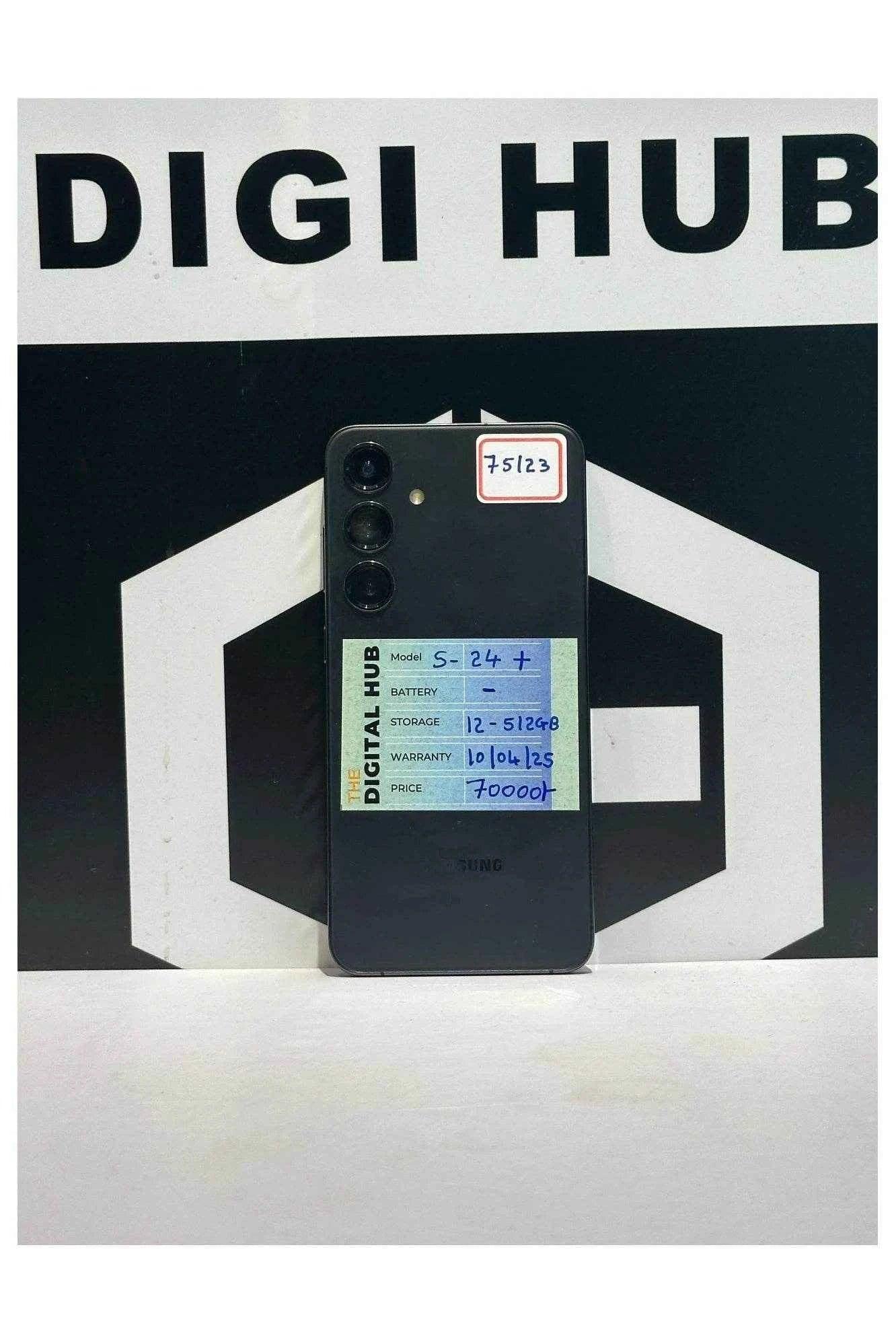 Samsung S24 Plus 12-512Gb Black - Product Id - 75123 - Pre-Owned - The Digital Hub