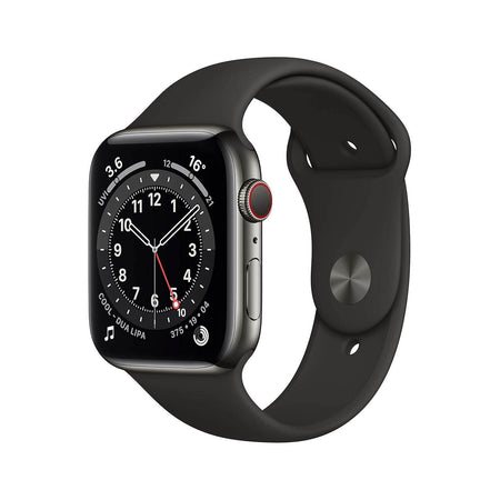 Apple Watch Series 6 44Mm Black Stainless Steel Cellular - Product Id - 78016 - Pre-Owned - The Digital Hub