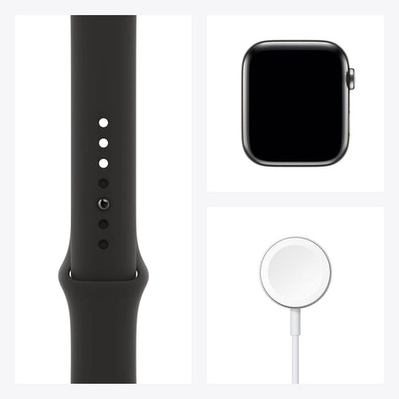 Apple Watch Series 6 44Mm Black Stainless Steel Cellular - Product Id - 78016 - Pre-Owned - The Digital Hub