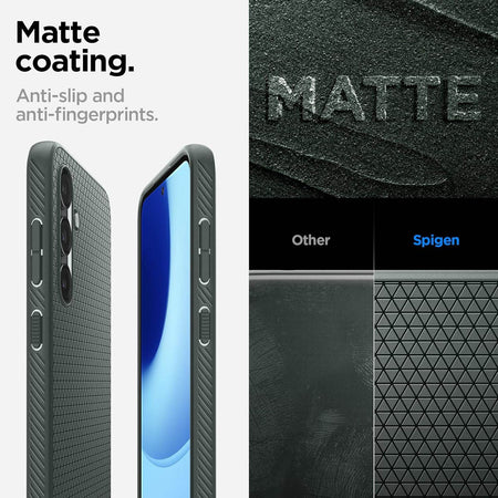 Spigen Liquid Air Back Cover Case Compatible With Samsung Galaxy S23 Fe 5G (Tpu | Abyss Green) - The Digital Hub