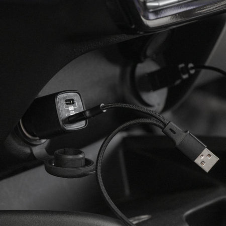 Phonokart Harrier Dual 70W Pd Car Charger (Black, Usb Cable) - The Digital Hub