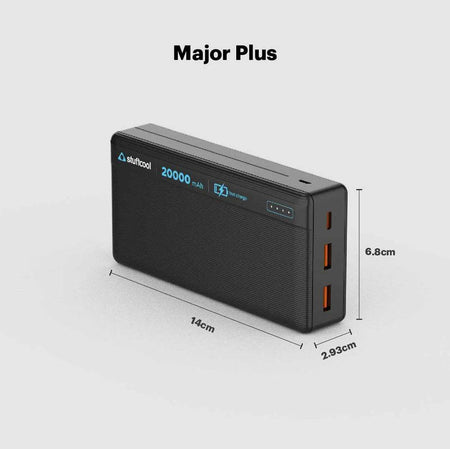 Stuffcool Major Plus 20000Mah 20W Pd Powerbank - The Digital Hub
