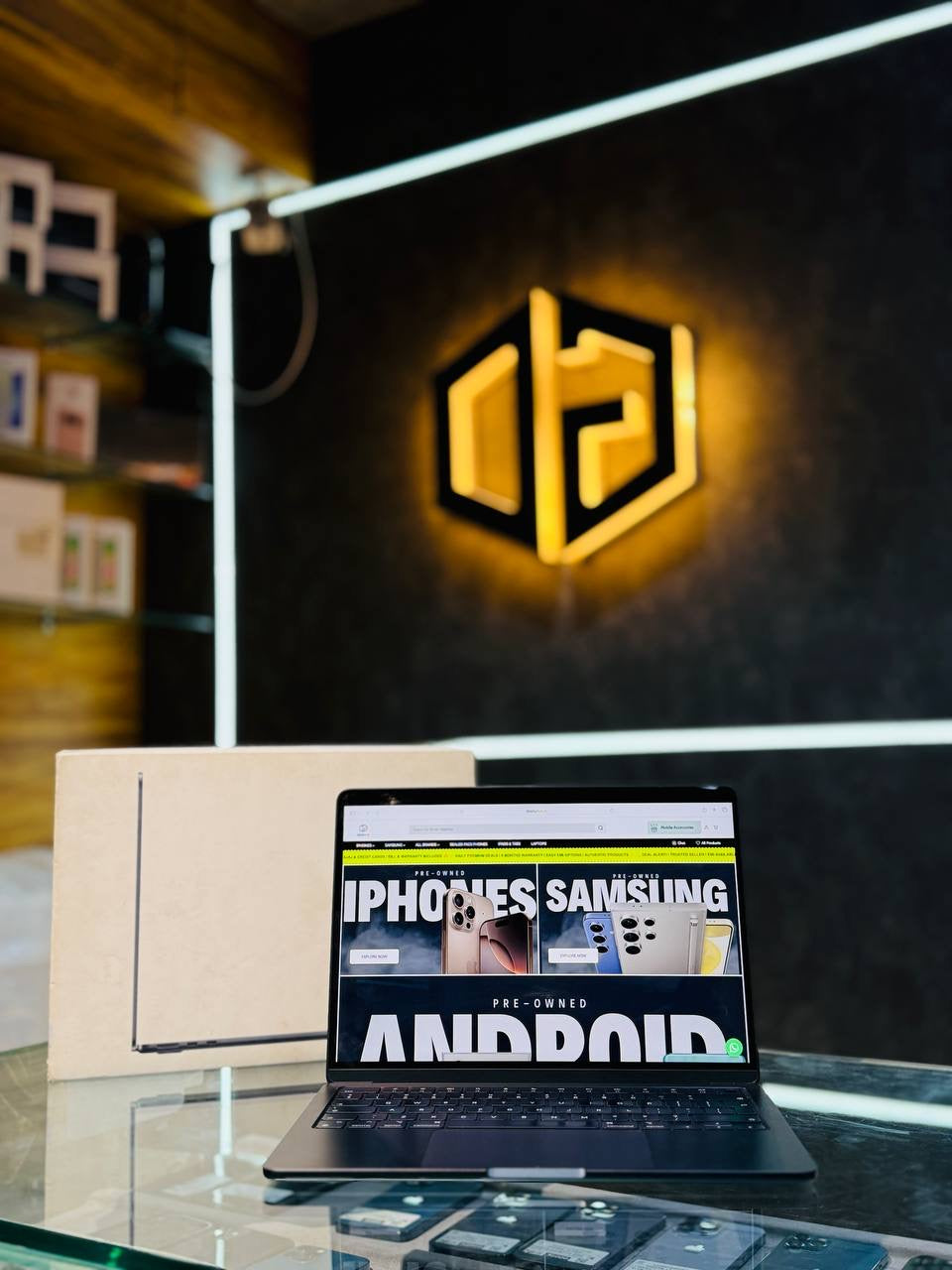 Apple MacBook Air M3 Chip 8+256GB - BLUE - Code (K9QJT) - The Digital Hub