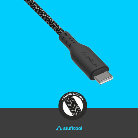 Stuffcool Ecolo Made From Recycled Plastic Type C to C PD100W 5A Sync & Charge Cable The Digital Hub