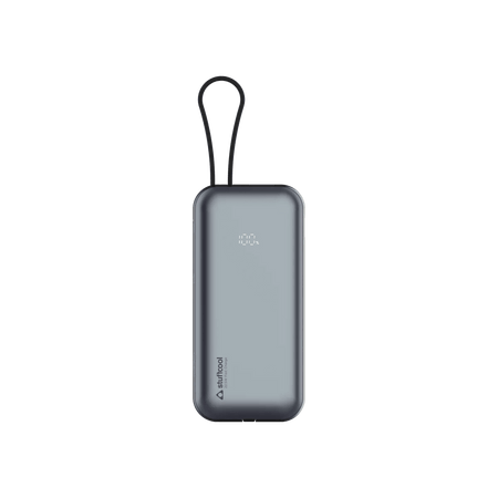 Stuffcool Miles 10000Mah Powerbank With Built-In Type-C And Lightning Cable - The Digital Hub