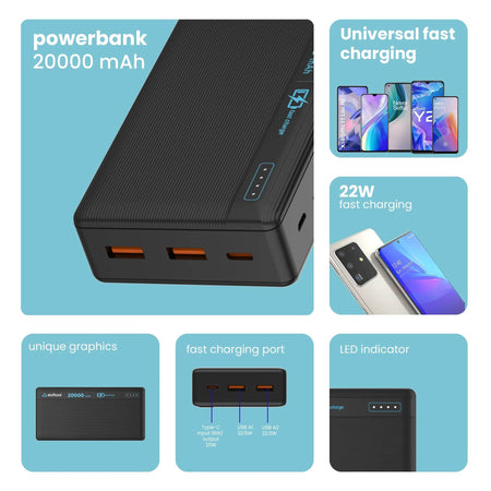 Stuffcool Major Plus 20000Mah 20W Pd Powerbank - The Digital Hub