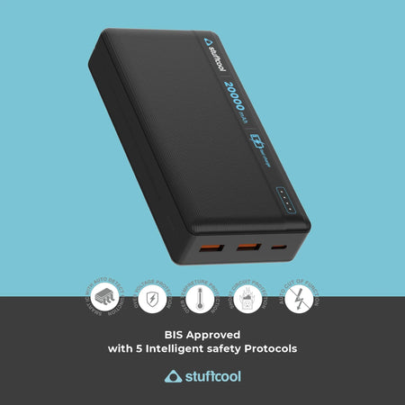 Stuffcool Major Plus 20000Mah 20W Pd Powerbank - The Digital Hub