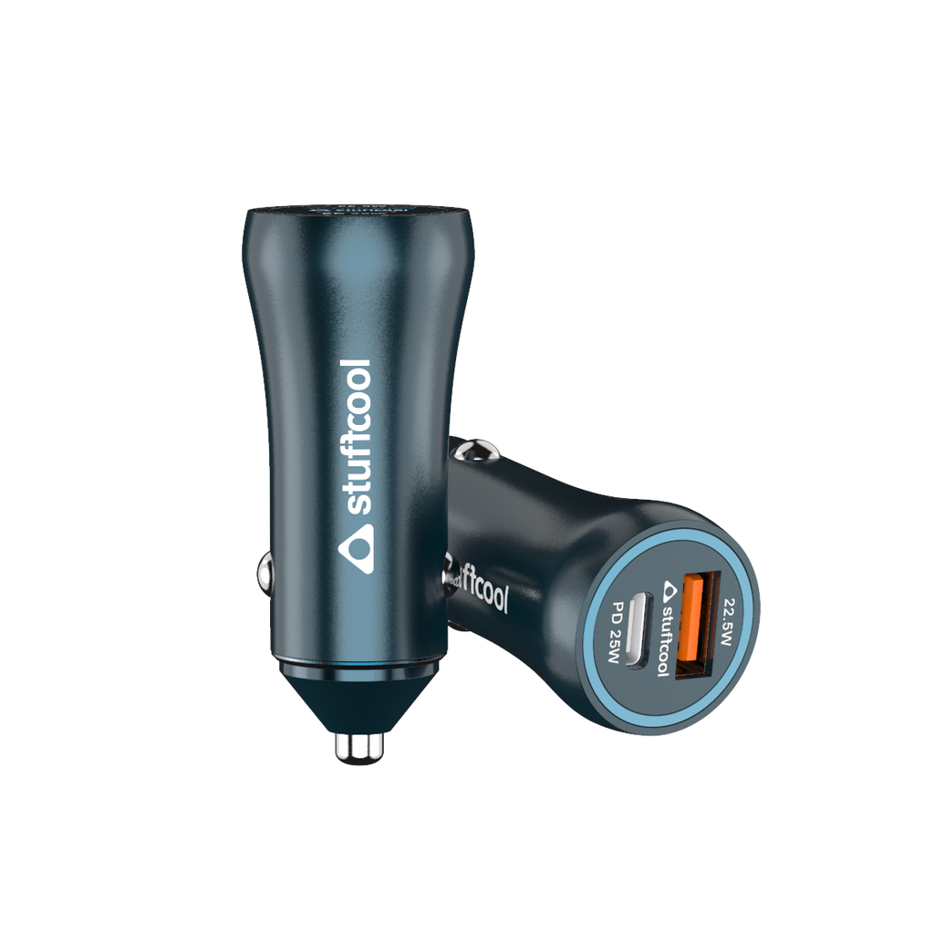 Stuffcool Ultimus 47W Dual Port Type C PD Car Charger The Digital Hub