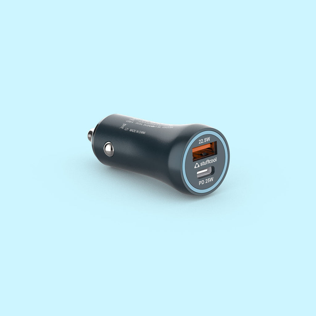 Stuffcool Ultimus 47W Dual Port Type C PD Car Charger The Digital Hub