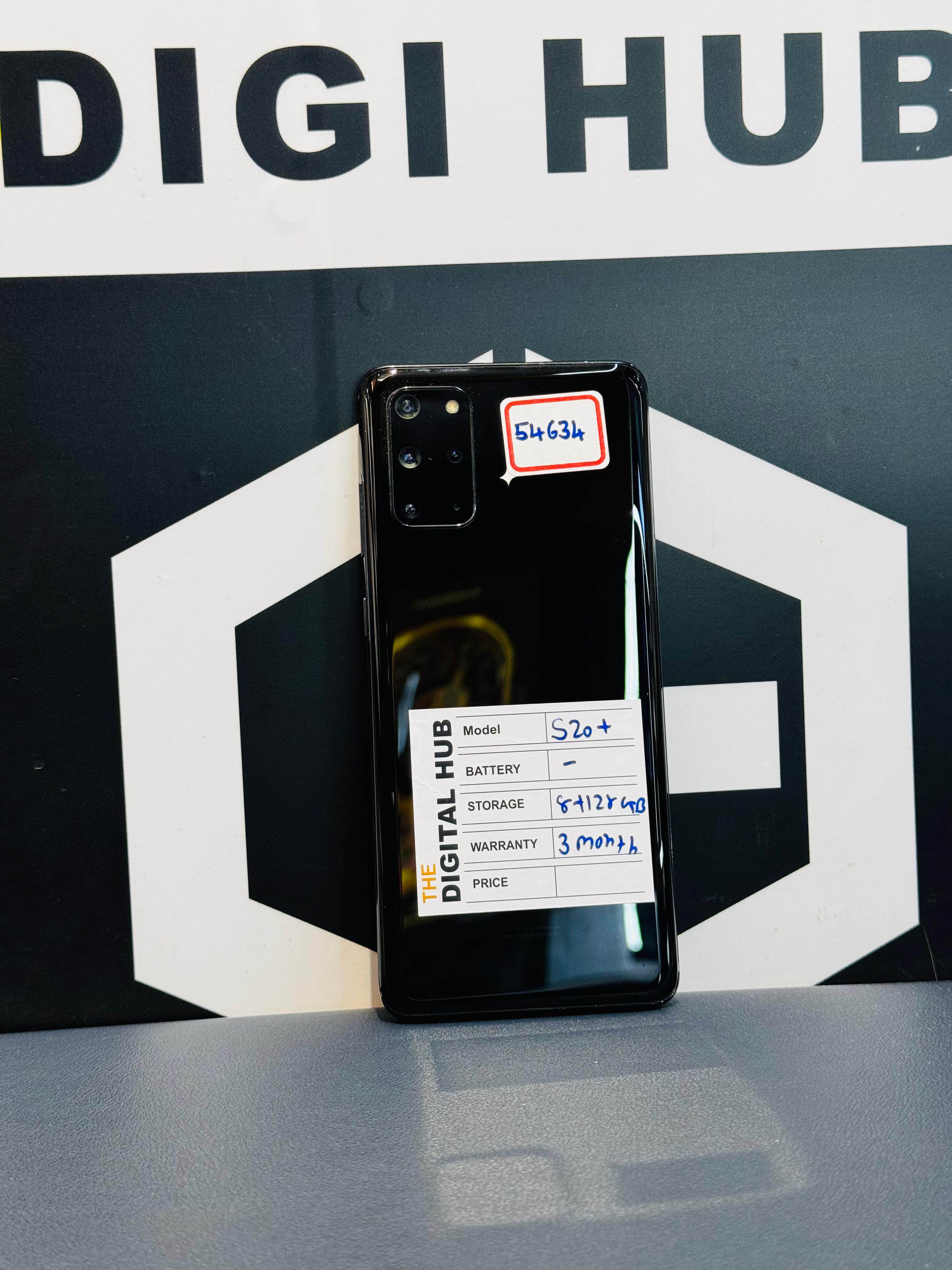 Samsung S20 Plus 8-128Gb Black 54634 - The Digital Hub